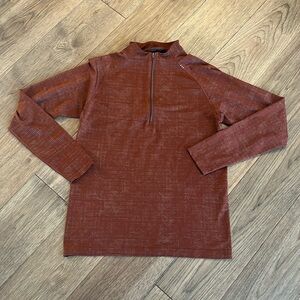 lululemon athletica Rust Red Men's Sweatshirt